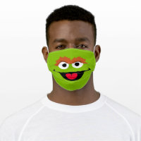 Sesame Street Oscar the Grouch Face Adult Cloth Face Mask