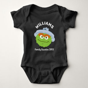 Sesame Street Oscar the Grouch Family Vacation Baby Bodysuit