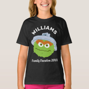 Sesame Street   Oscar the Grouch Family Vacation T-Shirt
