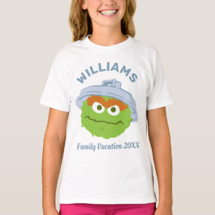 Sesame Street   Oscar the Grouch Family Vacation T-Shirt