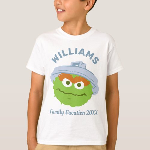 Sesame Street  Oscar the Grouch Family Vacation T_Shirt