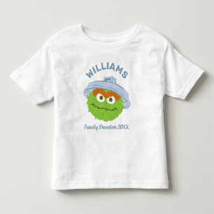 Sesame Street Oscar the Grouch Family Vacation Toddler T-shirt