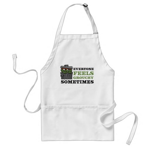 Sesame Street  Oscar the Grouch Feels Grouchy Adult Apron