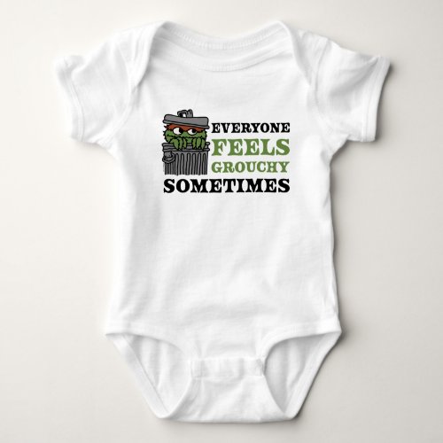 Sesame Street  Oscar the Grouch Feels Grouchy Baby Bodysuit