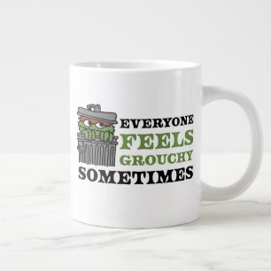 Sesame Street   Oscar the Grouch Feels Grouchy Giant Coffee Mug