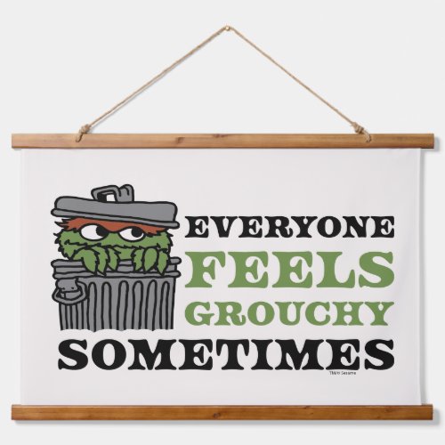 Sesame Street  Oscar the Grouch Feels Grouchy Hanging Tapestry