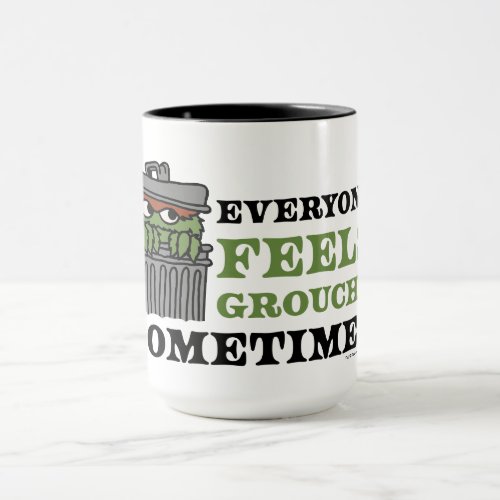 Sesame Street  Oscar the Grouch Feels Grouchy Mug