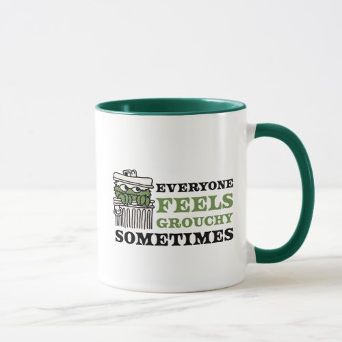 Sesame Street  Oscar the Grouch Feels Grouchy Mug