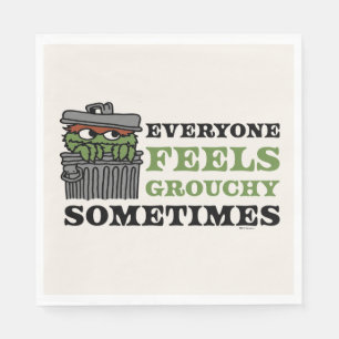 Sesame Street   Oscar the Grouch Feels Grouchy Napkins