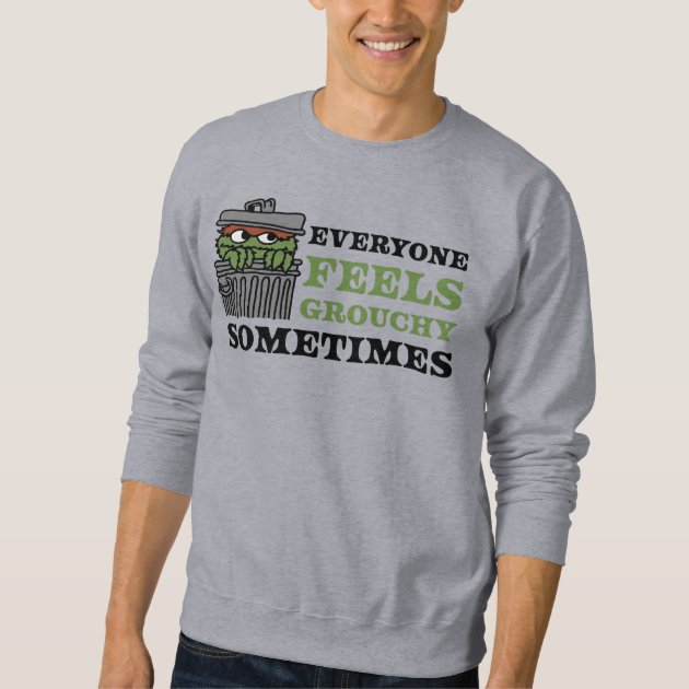 Sweat à Capuche Enfant Sesame Street – Oscar Le Grogneux (Oscar Grouch) – Vert, Taille M, Occasion (sans Cordon)