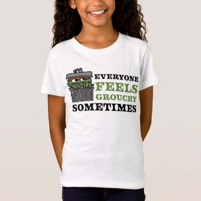 Sesame Street | Oscar the Grouch Feels Grouchy T-Shirt (Front)