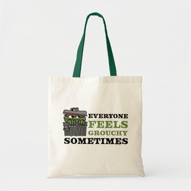 Sesame Street | Oscar the Grouch Feels Grouchy Tote Bag (Front)