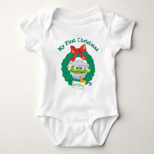 Sesame Street   Oscar the Grouch First Christmas Baby Bodysuit