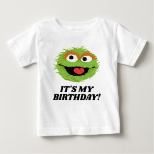 Sesame Street Oscar the Grouch It's My Birthday Baby T-Shirt