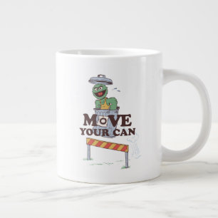 Sesame Street   Oscar the Grouch Move Your Can Giant Coffee Mug