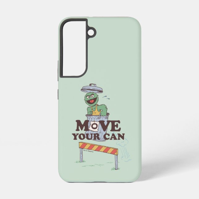 Sesame Street | Oscar the Grouch Move Your Can Samsung Galaxy Case (Back)