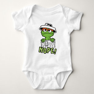 Sesame Street   Oscar the Grouch Nope! Baby Bodysuit
