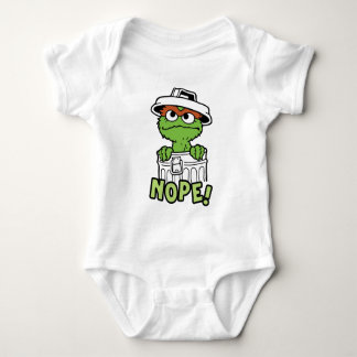 Sesame Street | Oscar the Grouch Nope! Baby Bodysuit