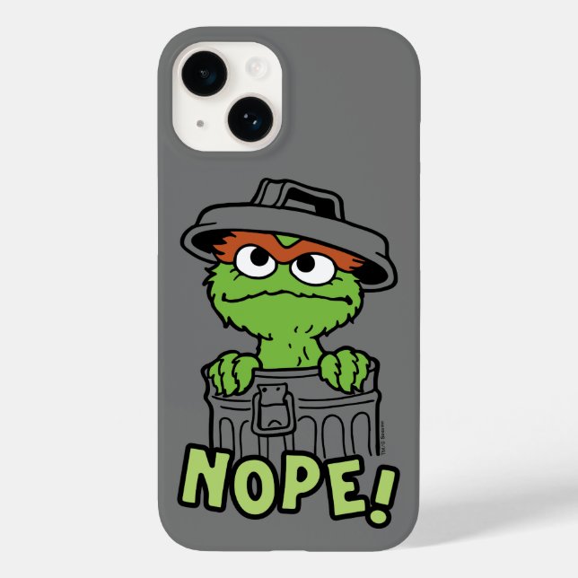 Sesame Street | Oscar the Grouch Nope! Case-Mate iPhone Case (Back)