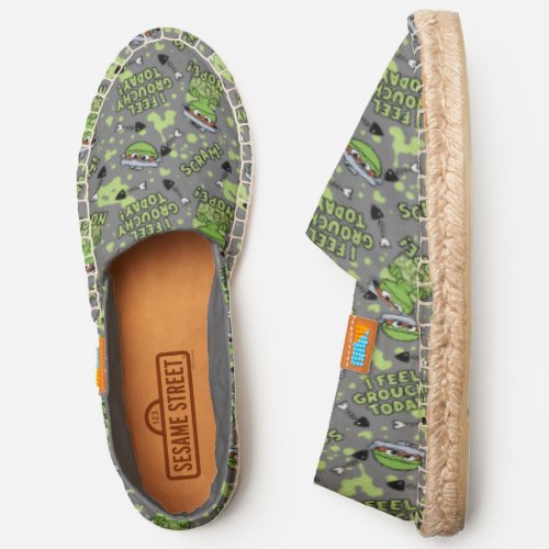 Sesame Street  Oscar the Grouch Nope Espadrilles