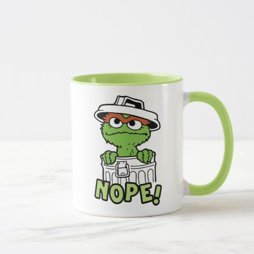 Sesame Street  Oscar the Grouch Nope Mug