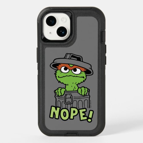 Sesame Street  Oscar the Grouch Nope OtterBox iPhone 14 Case