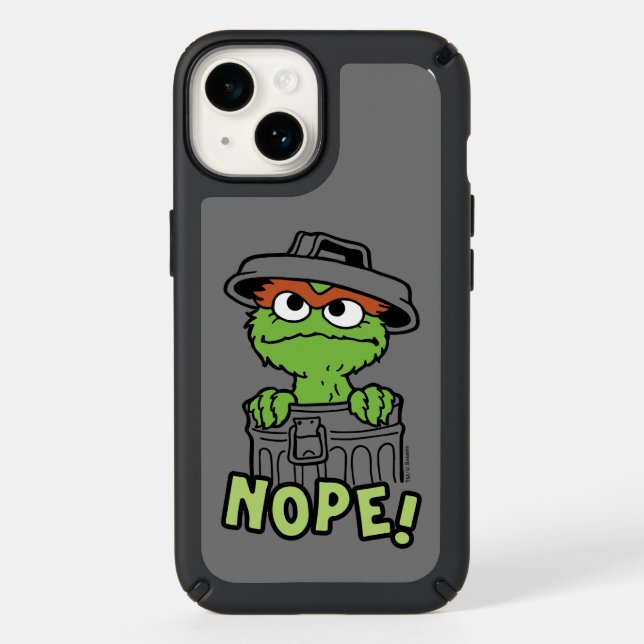 Sesame Street | Oscar the Grouch Nope! Speck iPhone Case (Front)