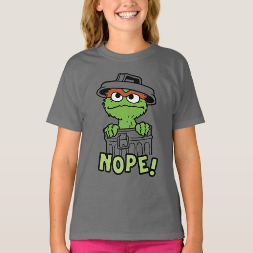 Sesame Street  Oscar the Grouch Nope T_Shirt
