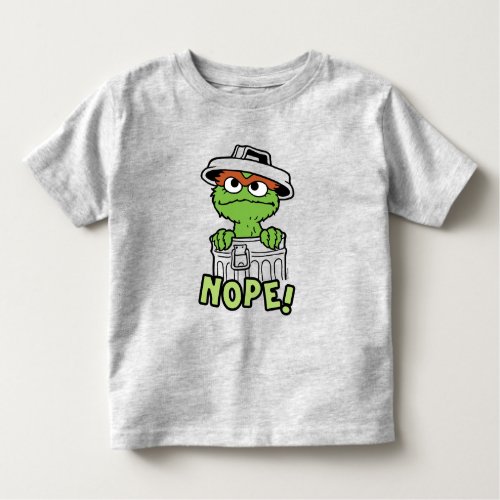 Sesame Street  Oscar the Grouch Nope Toddler T_shirt