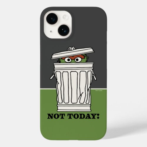 Sesame Street  Oscar the Grouch Not Today Case_Mate iPhone 14 Case