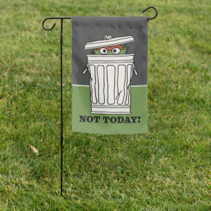 Sesame Street   Oscar the Grouch Not Today! Garden Flag