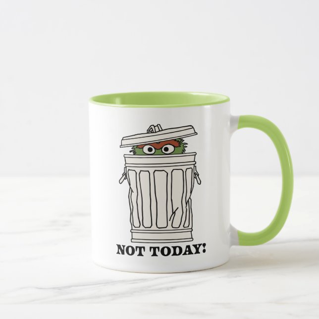 Sesame Street | Oscar the Grouch Not Today! Mug (Right)