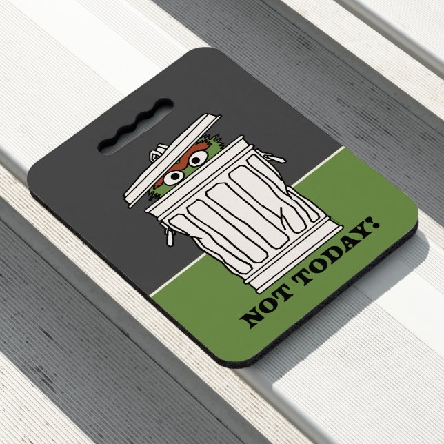 Sesame Street | Oscar the Grouch Not Today! Seat Cushion (In Situ)