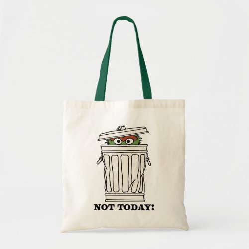 Sesame Street  Oscar the Grouch Not Today Tote Bag