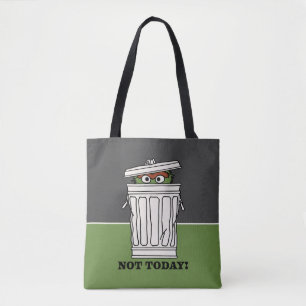 Sesame Street Oscar the Grouch Not Today! Tote Bag