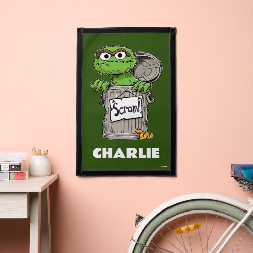 Sesame Street  Oscar the Grouch Pennant