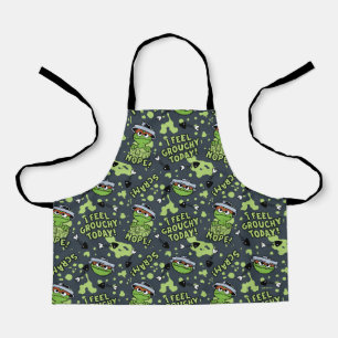 Sesame Street Oscar the Grouch Phrase Pattern Apron