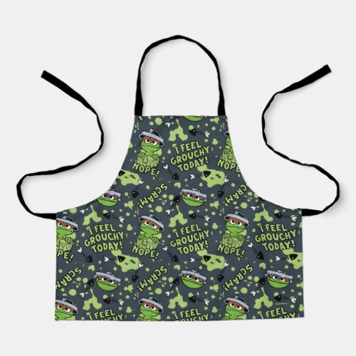 Sesame Street  Oscar the Grouch Phrase Pattern Apron