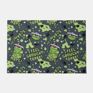 Sesame Street Oscar the Grouch Phrase Pattern Doormat