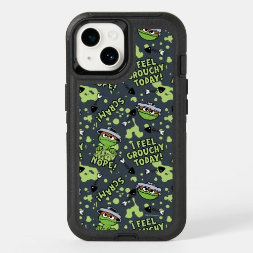 Sesame Street  Oscar the Grouch Phrase Pattern OtterBox iPhone 14 Case