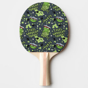 Sesame Street Oscar the Grouch Phrase Pattern Ping Pong Paddle