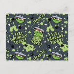 Sesame Street | Oscar the Grouch Phrase Pattern Postcard