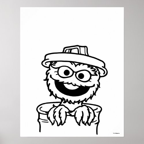 Sesame Street  Oscar the Grouch Poster