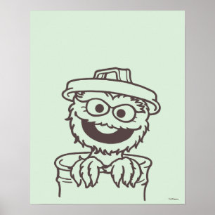 Sesame Street   Oscar the Grouch Poster