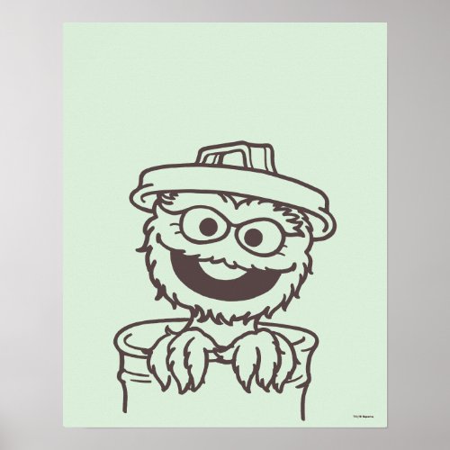 Sesame Street  Oscar the Grouch Poster