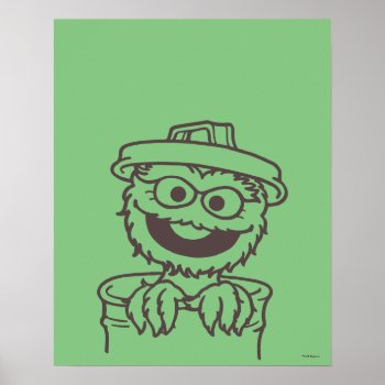 Sesame Street | Oscar The Grouch Poster by SesameStreet at Zazzle
