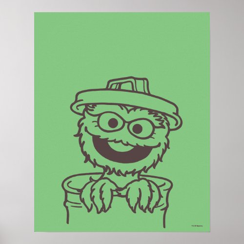 Sesame Street  Oscar the Grouch Poster