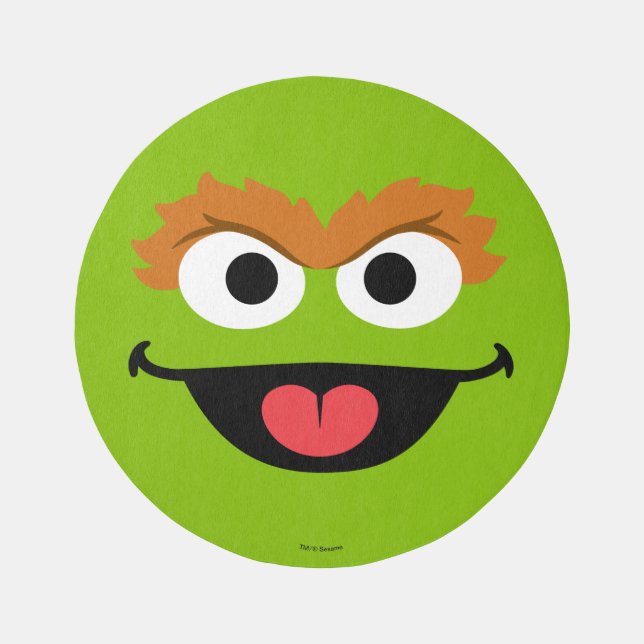 Sesame Street Oscar the Grouch Rug (Front)
