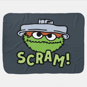 Sesame Street Oscar the Grouch Scram! Baby Blanket