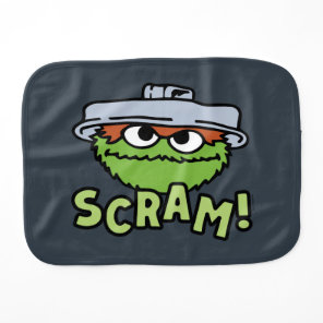 Sesame Street | Oscar the Grouch Scram! Baby Burp Cloth